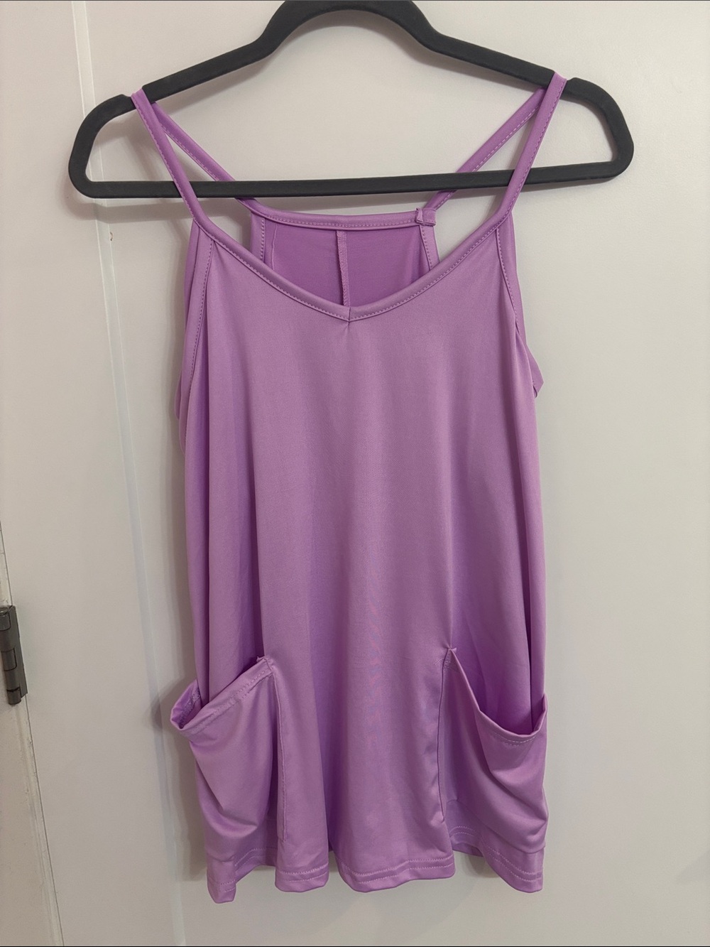 Lavender Sleeveless Workout Dress